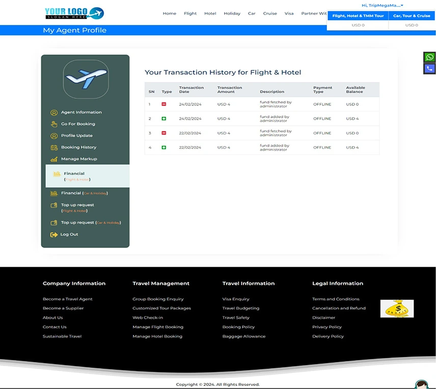 Agent Dashboard