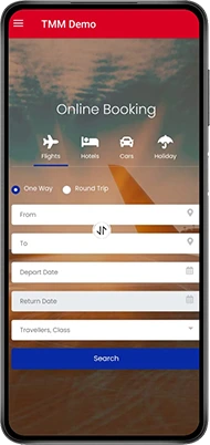 Travel Android App Booking Engine