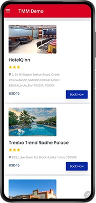 Travel Android App Hotel Searchlist